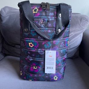 Lug Cradle wine tote Boho Black NWT